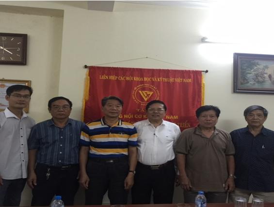Tổng hội Cơ khí Việt Nam: Tiếp đoàn Công tác Hội Cơ khí tỉnh Quảng Tây