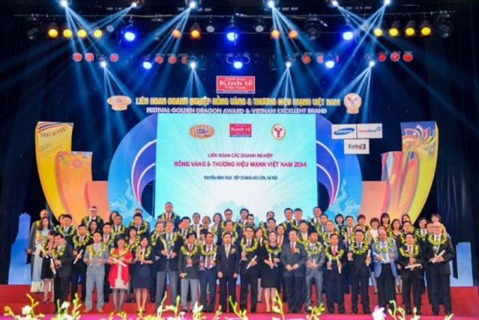175 doanh nghiệp đạt danh hiệu Rồng vàng và Thương hiệu mạnh Việt Nam