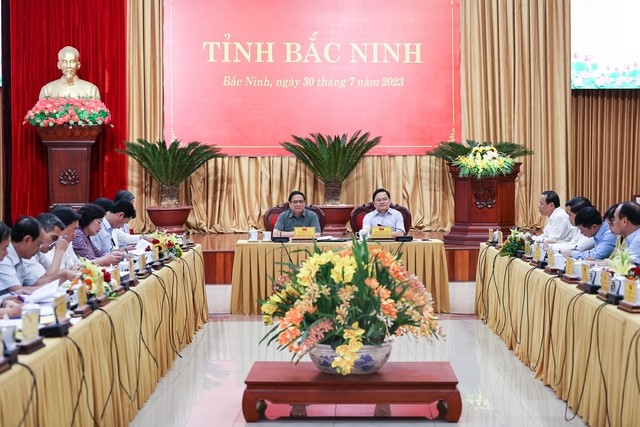 Thủ tướng Chính phủ: Bắc Ninh phải tận dụng tối đa những tiềm năng khác biệt, cơ hội nổi trội, lợi thế cạnh tranh
