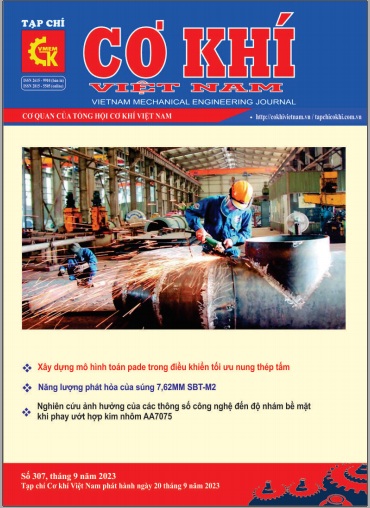 Tạp chí Cơ khí Việt Nam số 307, tháng 9 năm 2023